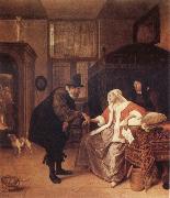 Jan Steen The Lovesick Woman oil painting artist